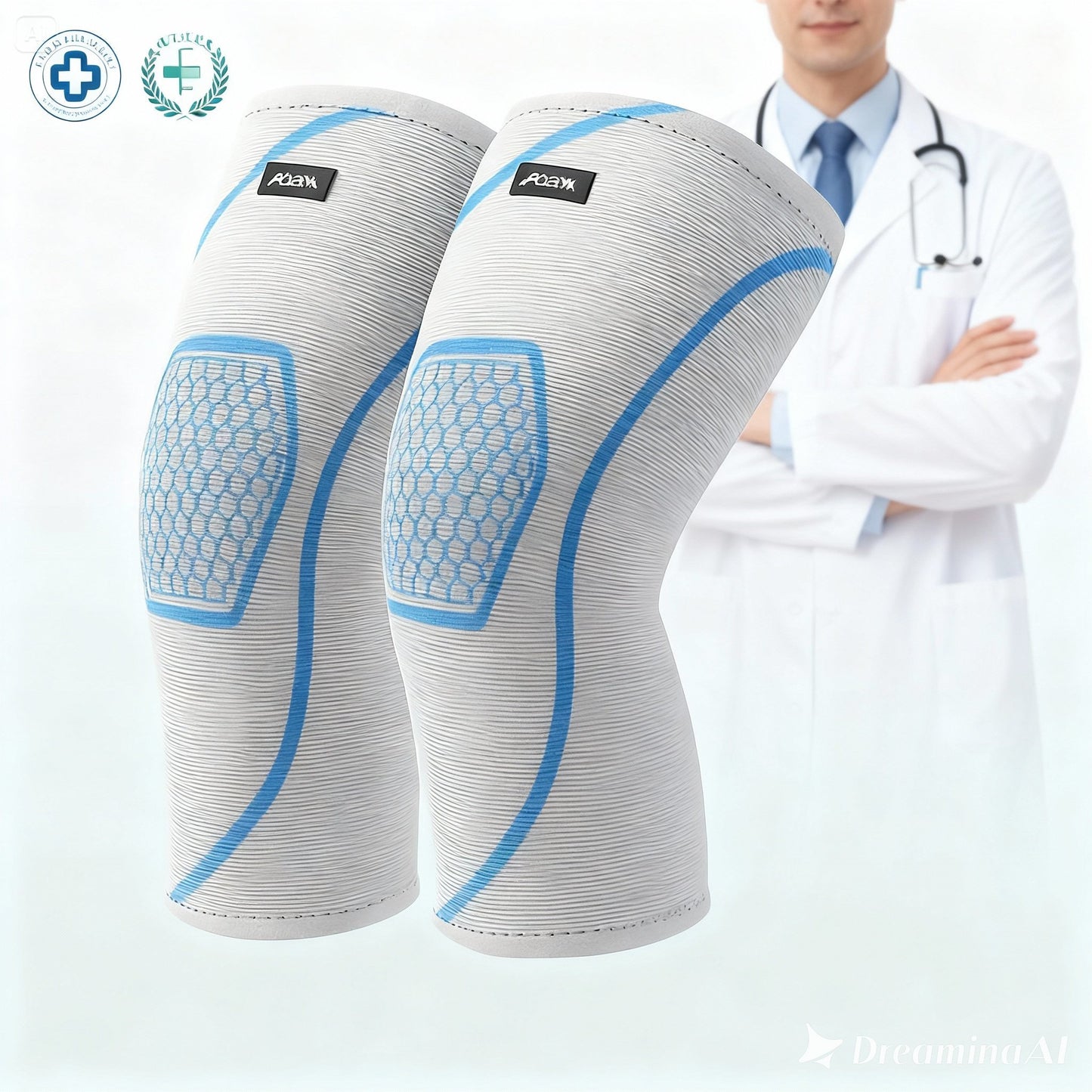 ✅Soulagez Vos Genoux Chaque Jour – Compression et Soutien Confortable✅